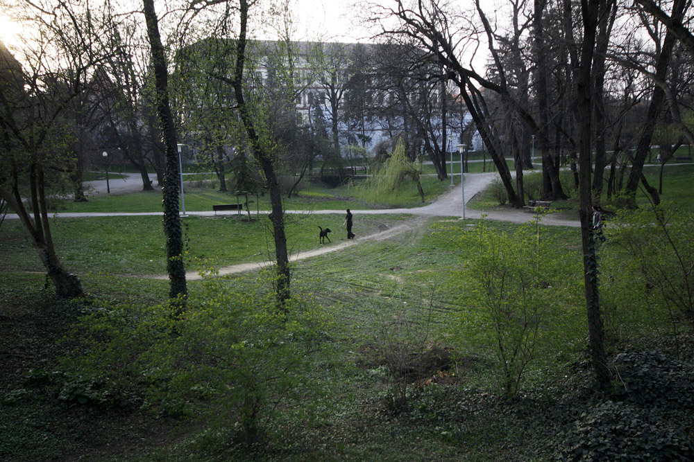 Parco Ribnjak, in pieno centro